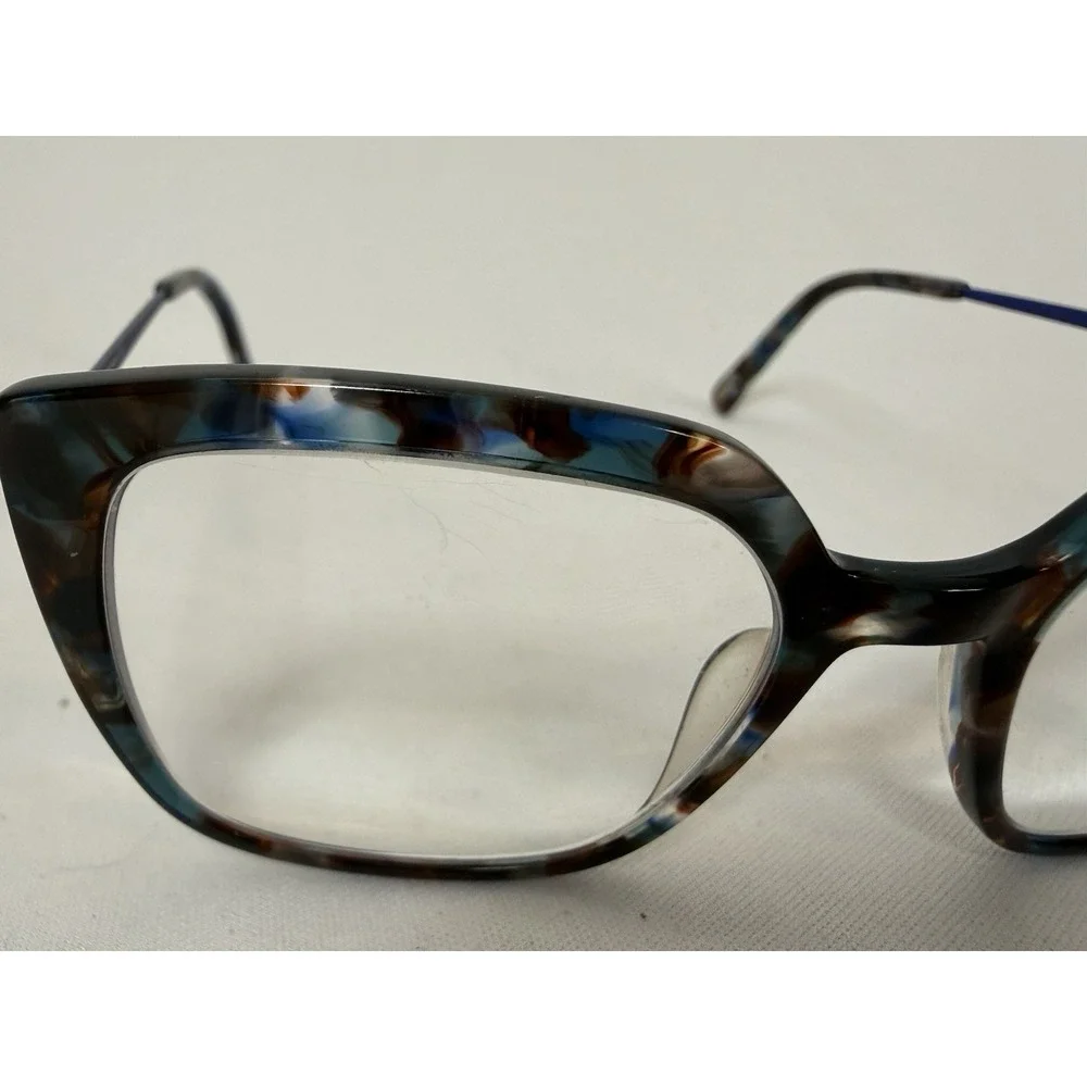Kliik Denmark 709 S401 Blue Tortoise Eyeglasses Frames 48-17-140 Womens